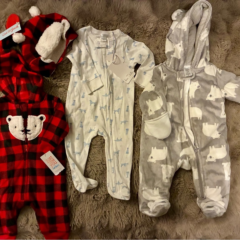 NWT Baby Winter Bundle Set - Carter's, Tres, Cat & Jack